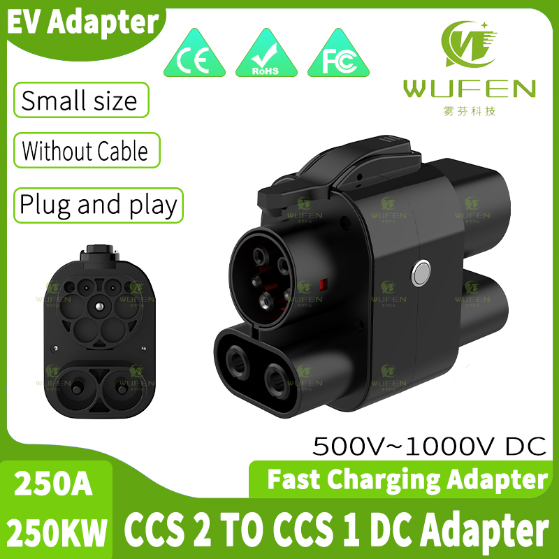 WUFEN CCS2 a CCS1 250A Adattat - Ccs2 To Ccs1 Fast Charge Adapter 250Kw recensione e prezzo