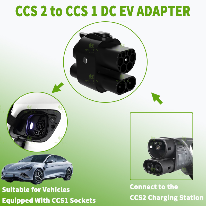 WUFEN CCS2 a CCS1 250A Adattat - Ccs2 To Ccs1 Fast Charge Adapter 250Kw recensione e prezzo