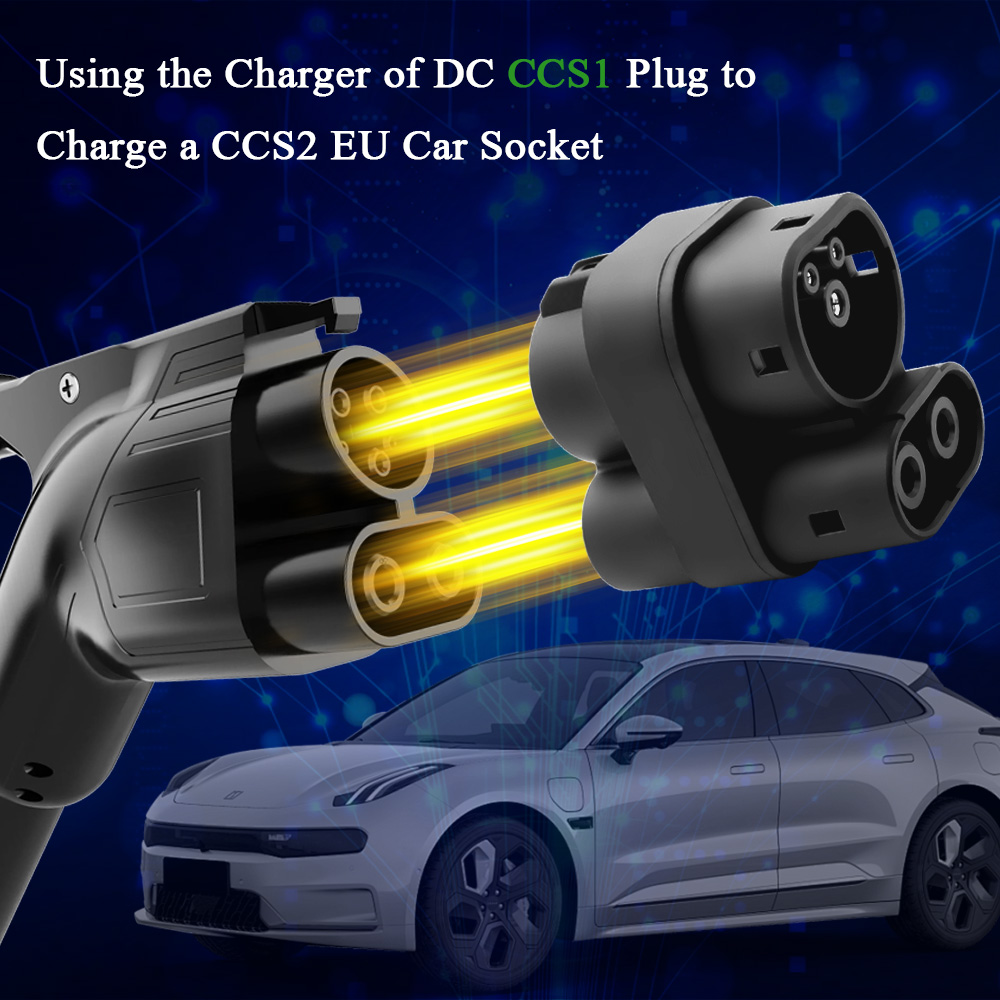 Kolanky CCS1 a CCS2 EV DC 1000 - Ccs2 To Ccs1 Fast Charge Adapter 250Kw recensione e prezzo
