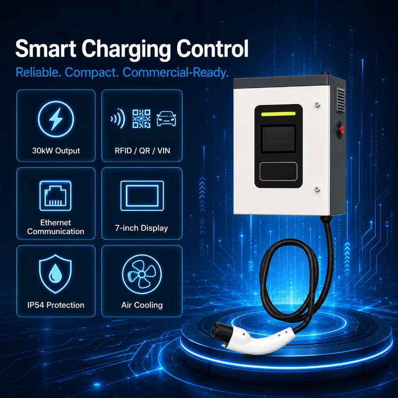 Stazione di ricarica commercia - Dc Fast Charger 30Kw Wallbox Commercial recensione e prezzo